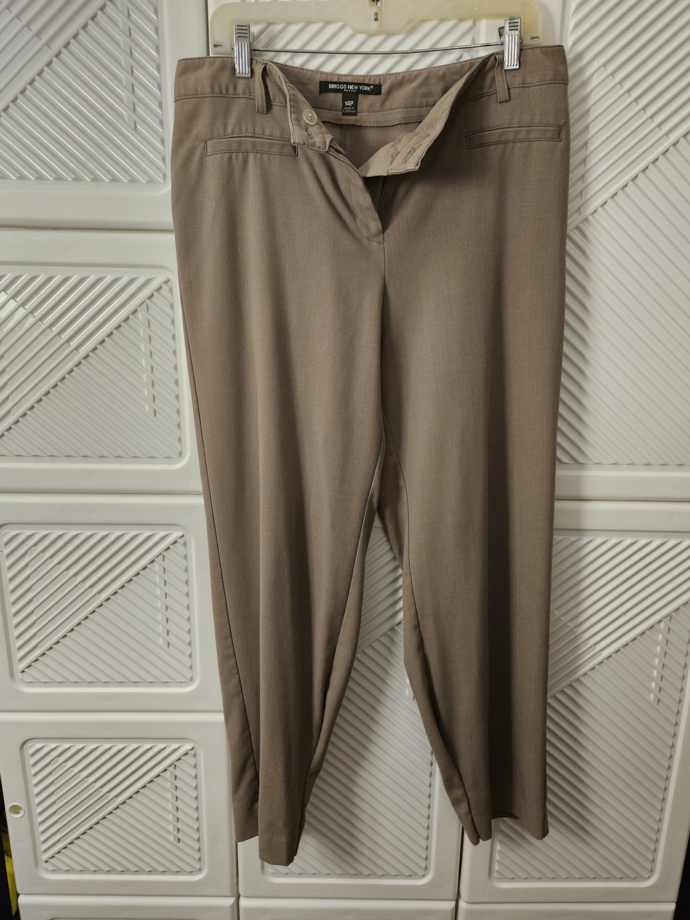 Briggs New York Taupe Women's Dress Trousers